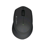 LOGITECH M280 MOUSE WIRELESS 2.4 GHz RICEVITORE NANO USB 1.000 DPI 3 PULSANTI BLACK