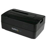 STARTECH SDOCKU313E BOX ESTERNO PER HDD /SSD 2.5"/3.5" SATA/SATA II/SATA III INTERFACCIA USB 3.1 GEN 2 COLORE NERO