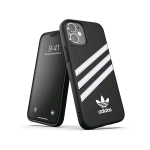 ADIDAS SAMBA APPLE iPHONE 12 MINI CUSTODIA IN TPU E POLIURETANO SIMILPELLLE NERO/BIANCO