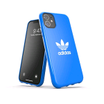 ADIDAS SNAP APPLE iPHONE 12 PRO MAX CUSTODIA IN TPU CON LOGO A TRIFOGLIO BLU BIANCO