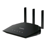 NETGEAR RAX10 ROUTER WIRELESS DUAL BAND WI-FI 6 AX1800 1.8Gbps 4 PORTE GIGABIT NERO