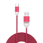 PANTONE CAVO USB CON CONNETTOTE USB TYPE-C 1,5 MT PINK