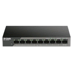 D-LINK DSS-100E-9P SWITCH DI SORVEGLIANZA NON GESTITO A 9 PORTE FAST ETHERNET 10/100 RAGGIO FINO A 250 METRI DA 92 W 