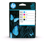 HP 912 COMBO PACK 4 CARTUCCE NERO GIALLO CIANO MAGENTA