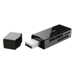 TRUST NANGA MINI LETTORE SCHEDE USB 2.0 NERO