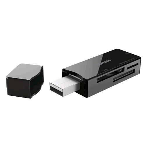 TRUST NANGA MINI LETTORE SCHEDE USB 2.0 NERO