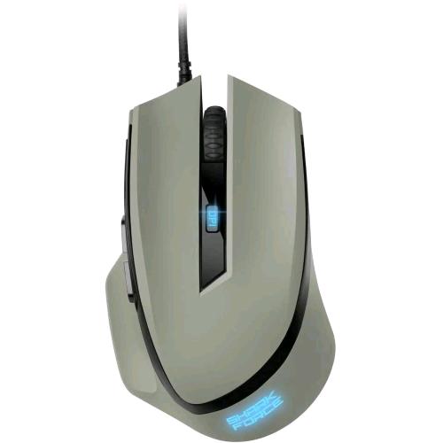 SHARKOON SHARK FORCE II MOUSE GAMING USB  6 TASTI 4.200 DPI GRIGIO