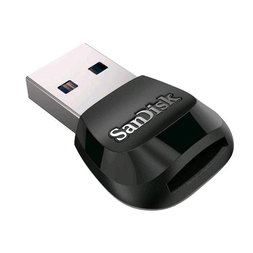 SANDISK MOBILEMATE LETTORE DI MICROSD CON CONNETTORE USB 3.0 NERO