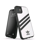ADIDAS SAMBA APPLE iPHONE 12 MINI CUSTODIA IN TPU E POLIURETANO SIMILPELLLE NERO/BIANCO