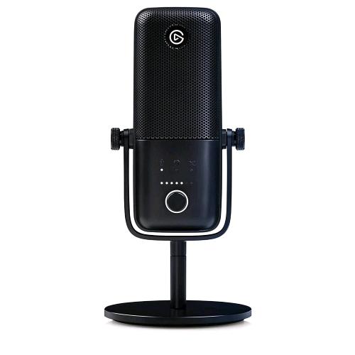 ELGATO WAVE 3 MICROFONO USB A CONDENSATORE E SOLUZIONE DI MIXAGGIO DIGITALE TECNOLOGIA ANTI-CLIPPING DISATTIVAZIONE AUDIO CAPACITIVA, STREAMING E PODCASTING NERO