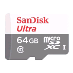 SANDISK ULTRA MICROSDXC 64GB + SD ADAPTER 100MB/S CLAS 10 UHS-I