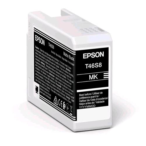 EPSON T46S8 ULTRACHROME PRO NERO OPACO CARTUCCIA INCHIOSTRO 25 ML PER P706-SC-P700