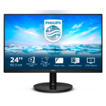 PHILIPS V LINE 241V8L/00 23.8" LED VA FORMATO 16:9 CONTRASTO 3.000:1 1xVGA 1xHDMI COLORE NERO GARANZIA ITALIA
