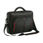 TARGUS CLASSIC CLAMSHELL BORSA PER NOTEBOOK 14" NERO/ROSSO