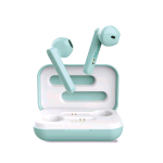 TRUST PRIMO TOUCH BT AURICOLARI BLUETOOTH CON CUSTODIA DI RICARICA VERDE ACQUA