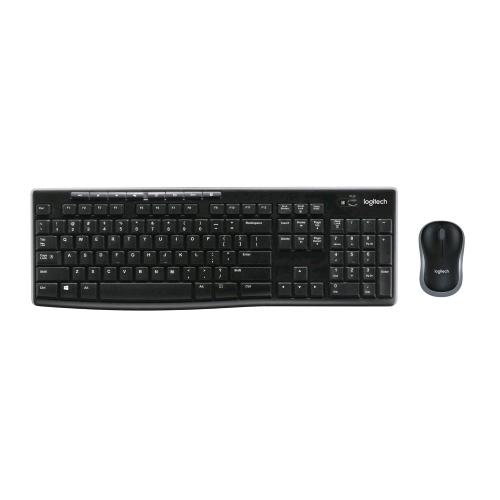 LOGITECH MK270 TASTIERA E MOUSE WIRELESS LAYOUT SPAGNOLO QWERTY NERO