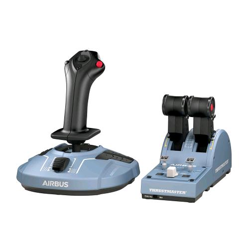 THRUSTMASTER SIDESTICK E QUADRANTE MANETTA AIRBUS REPLICHE ERGONOMICHE SALA 1:1 NERO AZZURRO