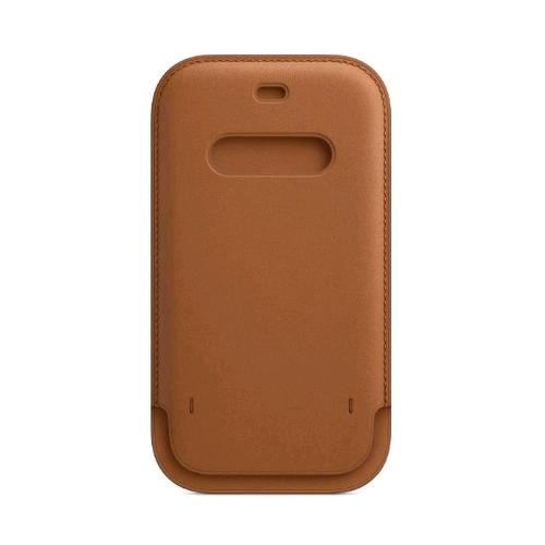 APPLE iPHONE 12 PRO MAX MAGSAFE CUSTODIA A TASCA IN PELLE CUOIO