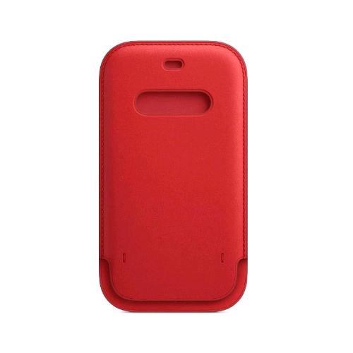 APPLE iPHONE 12 PRO MAX MAGSAFE CUSTODIA A TASCA IN PELLE ROSSO