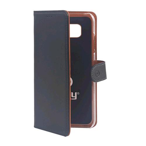 CELLY SAMSUNG GALAXY J5 2016 CUSTODIA A PORTAFOGLIO SIMILPELLE FLAP MAGNETICO NERO