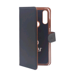 CELLY SAMSUNG GALAXY A60/M40  CUSTODIA A PORTAFOGLIO SIMILPELLE FLAP MAGNETICO NERO