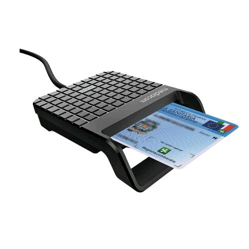 MEDIACOM MD-S402 LETTORE COMPATTO DI SMART CARD USB 2.0 NERO