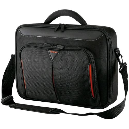 TARGUS BORSA A TRACOLLA CLASSIC PER NOTEBOOK DA 15.6" IN POLIESTERE NERO ROSSO