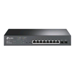 TP-LINK TL-SG2210MP SWITCH 10 PORTE 8 x 10/100/1000 (PoE+) + 2 x SFP PoE+ (150 W)