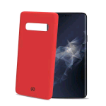 CELLY SAMSUNG GALAXY S10 PLUS COVER IN SILICONE LIQUIDO CON FINITURA SOFT-TOUCH ROSSO