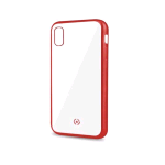 CELLY APPLE iPHONE XR COVER IN TPU CON BORDI EFFETTO OPACO TRASPARENTE ROSSO