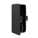 CELLY APPLE iPHONE XR CUSTODIA AD AGENDA CON FINITURA SOFT TOUCH ED EFFETTO OPACO FLAP MAGNETICO NERO
