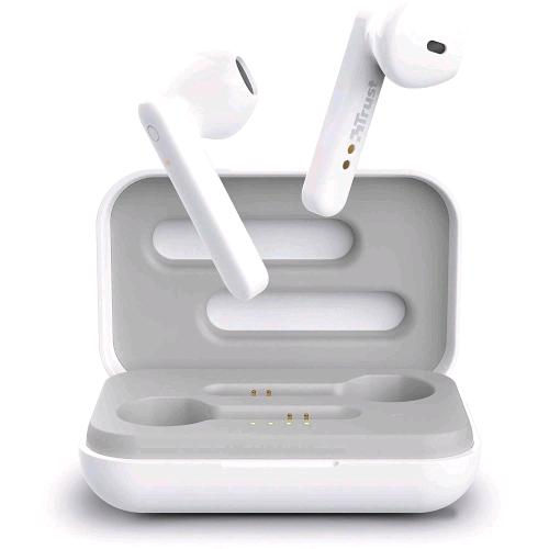 TRUST PRIMO TOUCH AURICOLARI BLUETOOH CON CONTROLLO TATTILE CUSTODIA DI RICARICA BIANCO