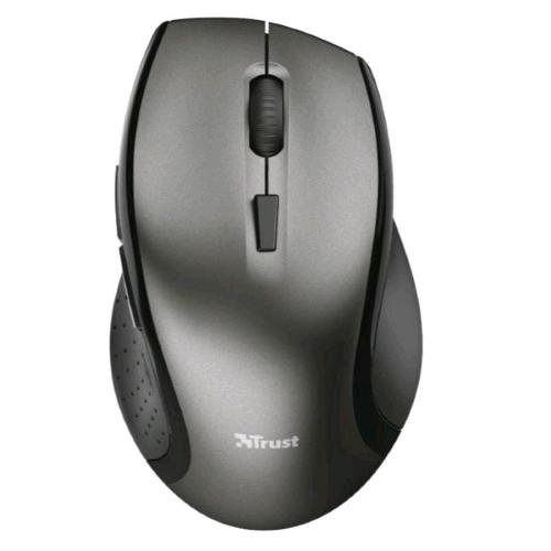 TRUST KUZA MOUSE ERGONOMICO WIRELESS 1.600 DPI ARGENTO