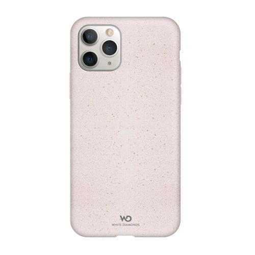 WHITE DIAMONDS APPLE iPHONE 11 PRO COVER BIODEGRADABILE REALIZZATA CON MATERIALI VEGANI A BASE DI MAIS BIANCO