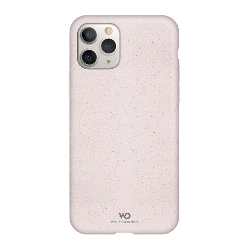 WHITE DIAMONDS APPLE iPHONE 11PRO MAX COVER BIODEGRADABILE REALIZZATA CON MATERIALI VEGANI A BASE DI MAIS BIANCO