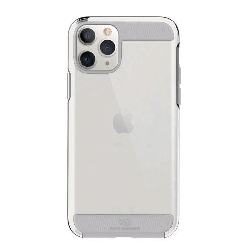 WHITE DIAMONDS APPLE iPHONE 11 PRO COVER IN TPU CON FINITURE OPACHE ANTI SHOCK ASSORBION TRASPARENTE 