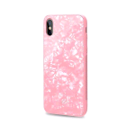 CELLY APPLE iPHONE X COVER IN TPU CON LATI ANTISCIVOLO STAMPA MADRE PERLA ROSA
