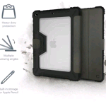 CYGNETT CUSTODIA PROTETTIVA PER iPAD 10.2" IN POLICARBONATO NERO