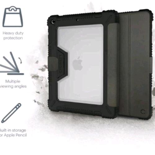 CYGNETT CUSTODIA PROTETTIVA PER iPAD 10.2" IN POLICARBONATO NERO