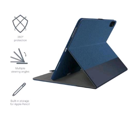 CYGNETT CUSTODIA RIGIDA PER iPAD 10.9" E 11" IN POLIPROPILENE BLU