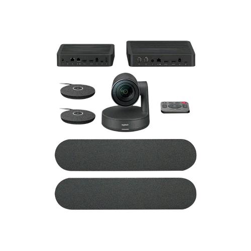 LOGITECH RALLY PLUS KIT PER VIDEOCONFERENZA 4K ULTRA HD ZOOM DIGITALE 15x 