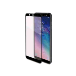 CELLY SAMSUNG GALAXY A6+ 2018 3D GLASS PROTEGGI SCHERMO IN VETRO TEMPERATO ANTI IMPRONTE TRASPARENTE NERO