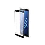 CELLY SAMSUNG GALAXY A8+ 3D GLASS PROTEGGI SCHERMO IN VETRO TEMPERATO ANTI IMPRONTE TRASPARENTE NERO