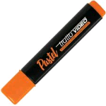 TRATTO VIDEO PASTEL EVIDENZIATORE PUNTA A SCALPELLO 1/5 mm ALBICOCCA CONF 12 Pz.