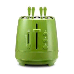 DE LONGHI CTLAP2203.GR TOSTAPANE 2 FETTE CON PINZE 550W VERDE