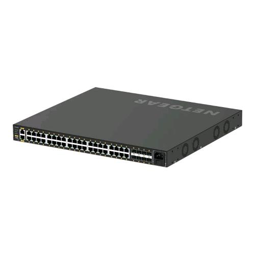 NETGEAR GSM4248PX-100EUS SWITCH 40 X 10/100/1000 (POE+) + 8 X 1 GIGABIT / 10 GIGABIT SFP+ POE+ 960 W