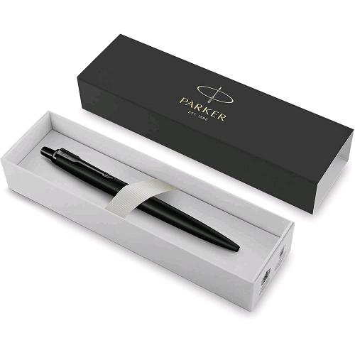 PARKER JOTTER PENNA SFERA XL MONOCHROME PUNTA MEDIA IN CONFEZIONE REGALO NERO