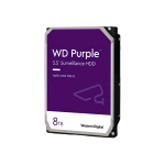 WESTERN DIGITAL PURPLE HDD 8.000GB SATA III 3.5" BUFFER 128MB SURVEILLANCE