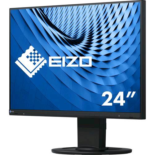 EIZO FLEXSCAN EV2460-BK 23.8" LED FULL HD 60Hz 16:9 1000:1 USB VGA DVI HDMI DISPLAYPORT 1920 X 1080