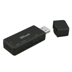 TRUST NANGA LETTORE DI SCHEDE M2 MS MICRO-SD SD USB 3.2 GEN 1 NERO